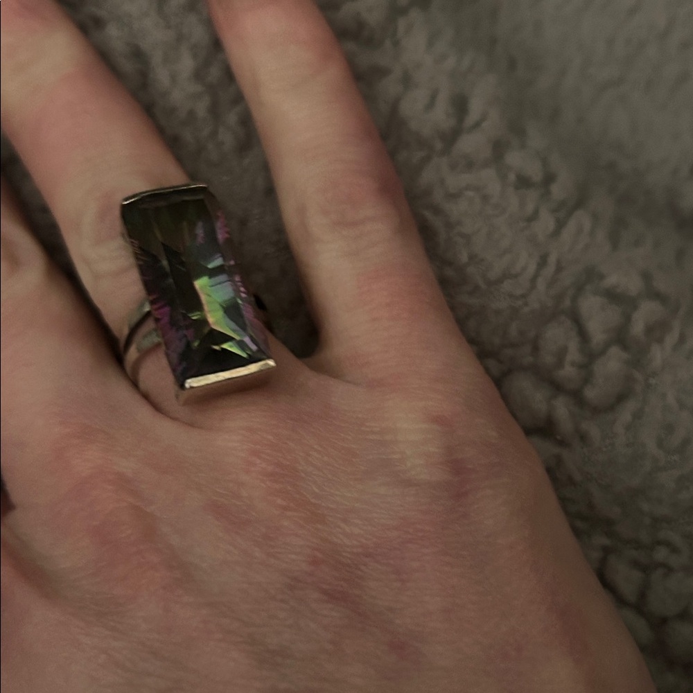 Elegant Multicolor Gemstone Ring